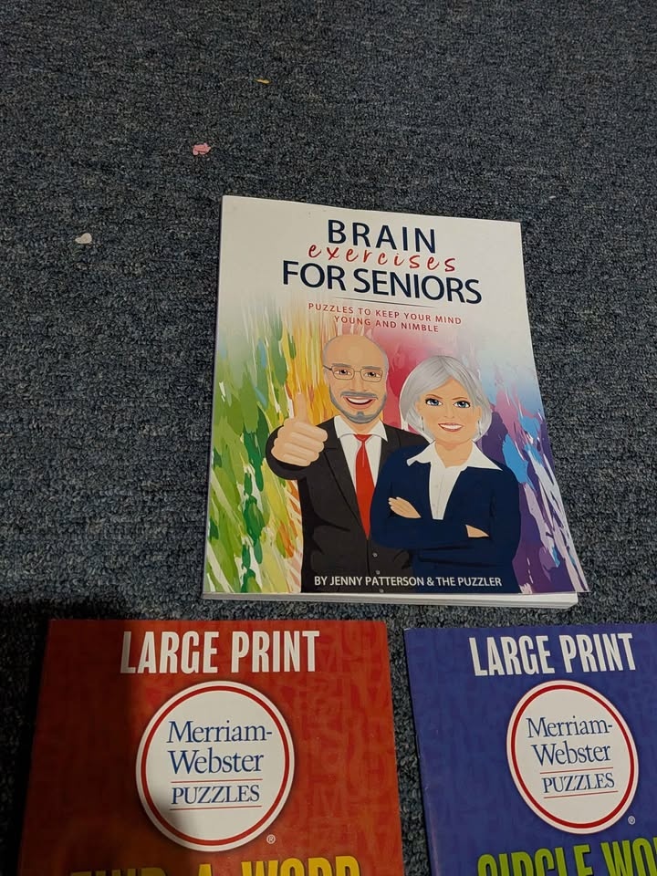 New Set of 3 Brain Exercise Books for Seniors - photo 4