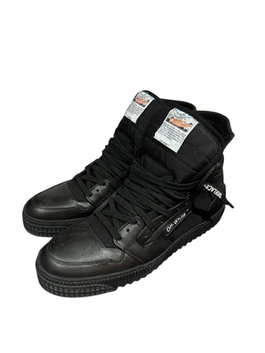Off-White 3.0 Off Court Black High Top Sneakers - EU 43