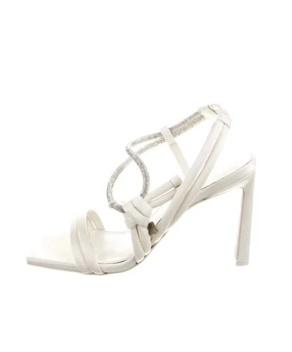 Jonathan Simkhai BRIDAL Crystal Embellishment Slingback Sandals