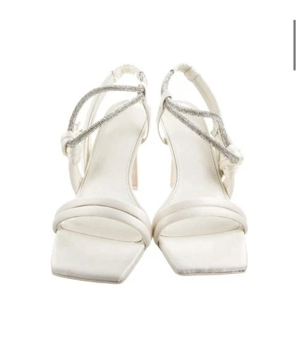 Jonathan Simkhai BRIDAL Crystal Embellishment Slingback Sandals - photo 3