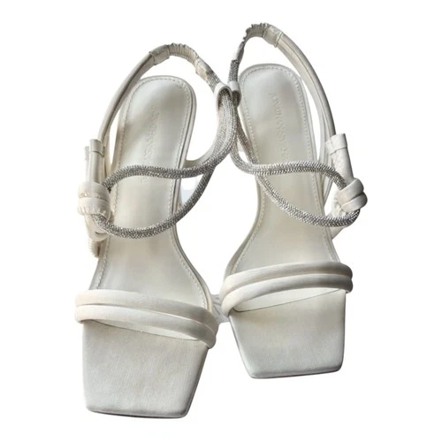 Jonathan Simkhai BRIDAL Crystal Embellishment Slingback Sandals - photo 4