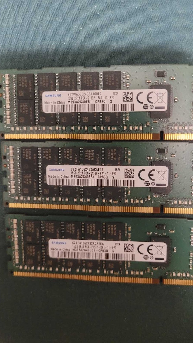 DDR4 ECC RAM 16GB Sticks - photo 3