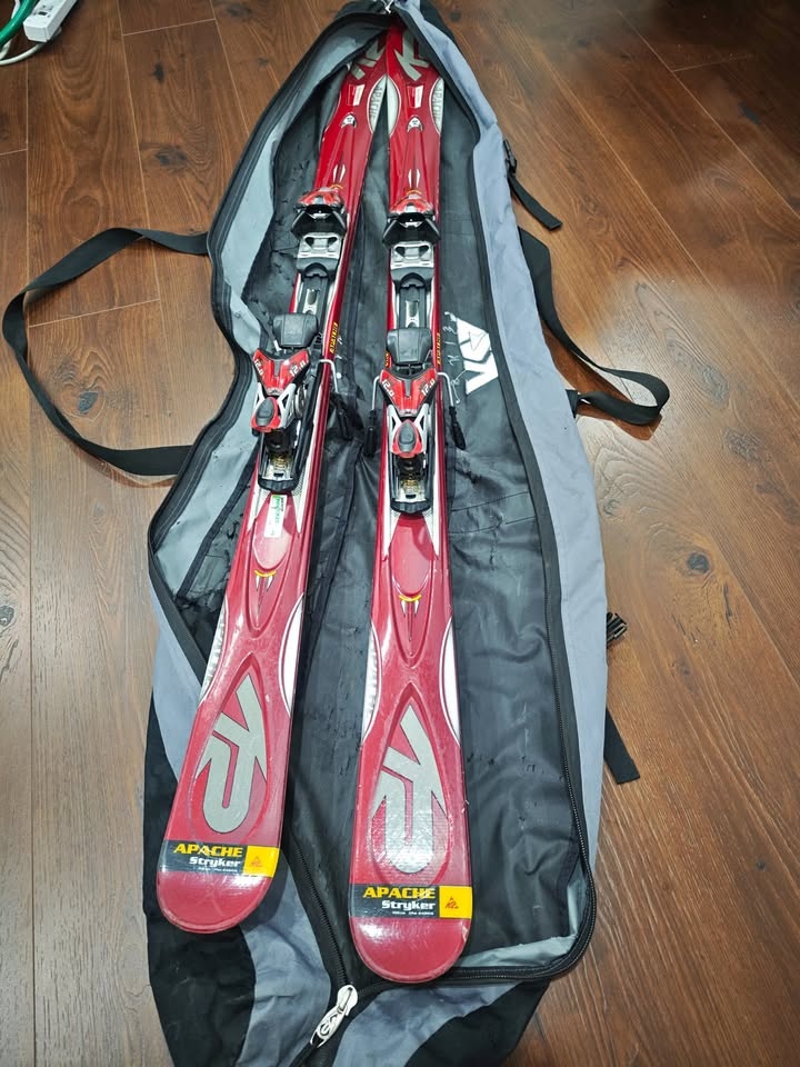 K2 Apache Stryker Skis – 170 cm, Great Condition