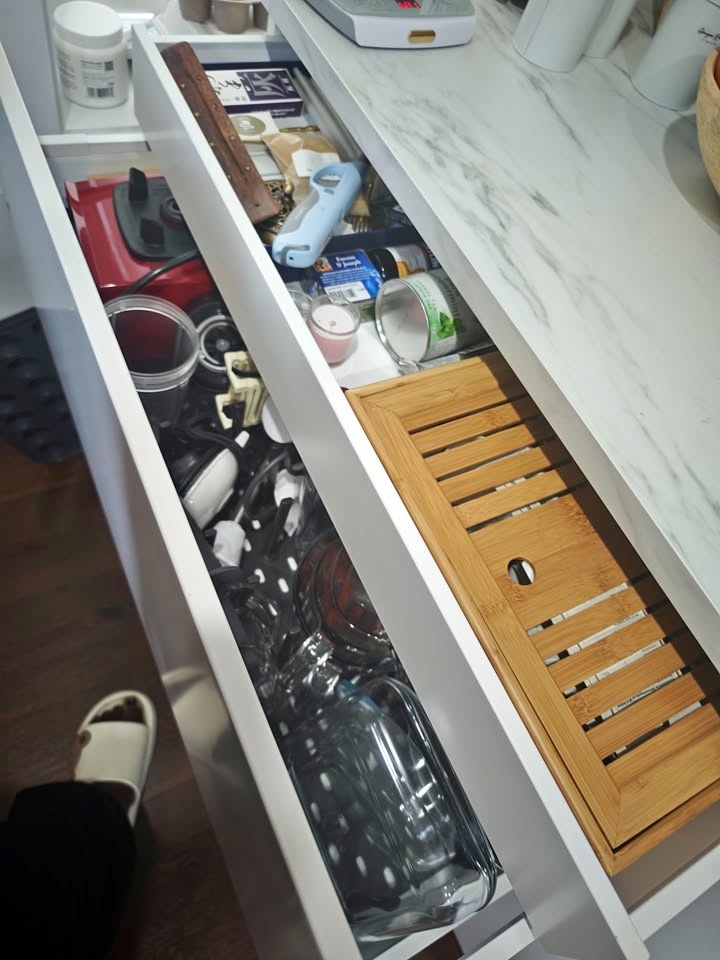 IKEA Kitchen Island - Ekbacken Countertop + Drawers