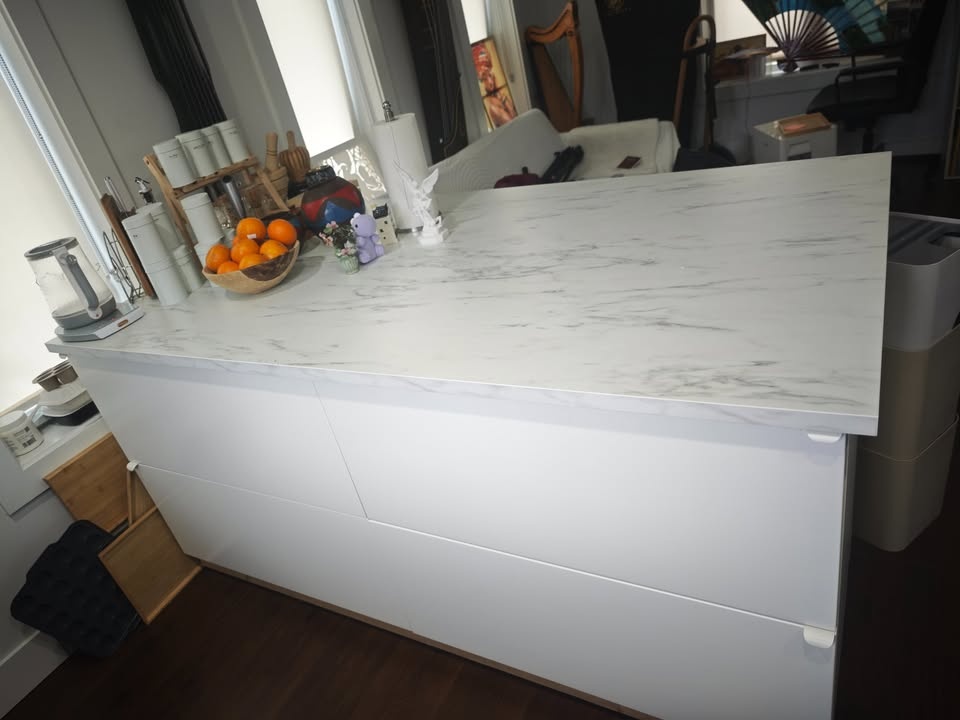 IKEA Kitchen Island - Ekbacken Countertop + Drawers - photo 5