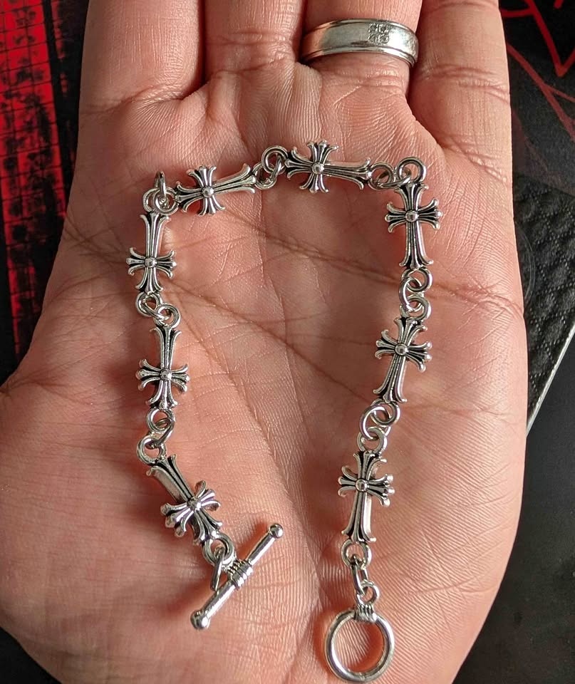 Chrome Hearts Cross bracelet.