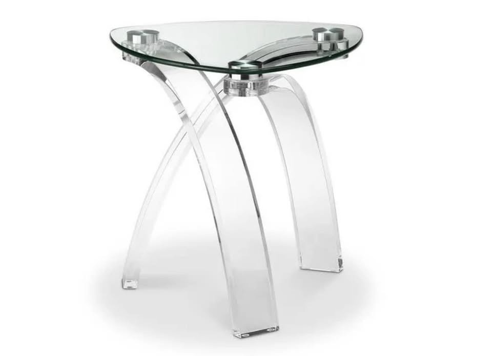 Modern Glass Coffee Table + Matching Side Table - photo 5