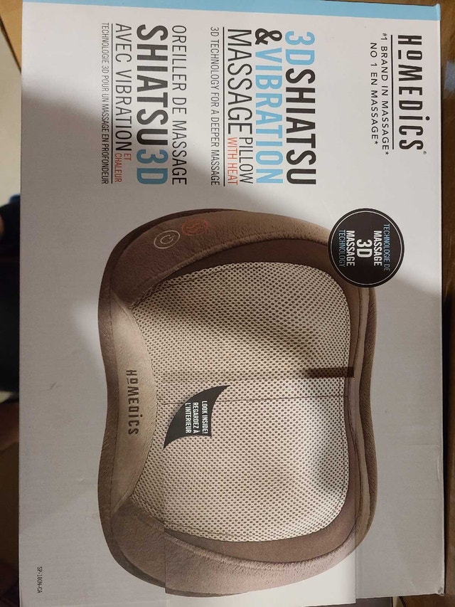 Homedics 3D Shiatsu & Vibration Massage Pillow