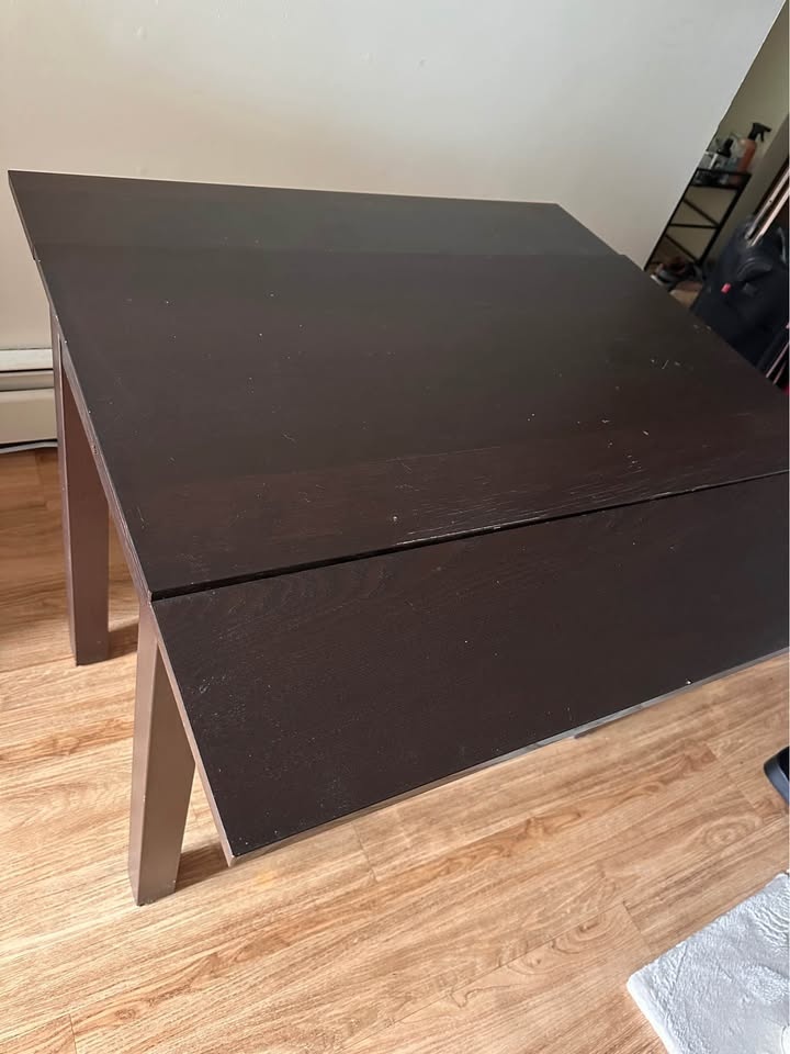 IKEA Extendable Dining Table & 2 Chairs Set - photo 4