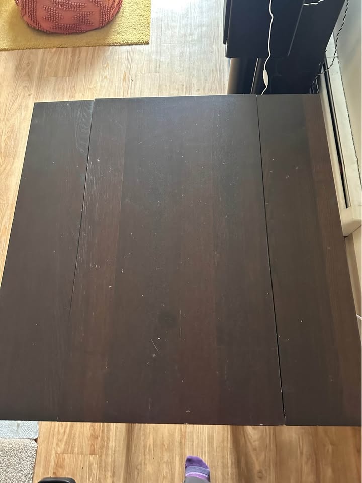 IKEA Extendable Dining Table & 2 Chairs Set - photo 5