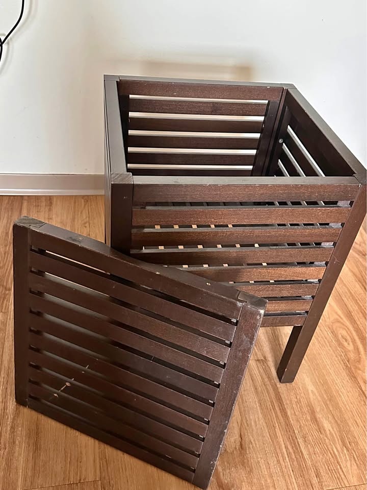 IKEA side table with storage