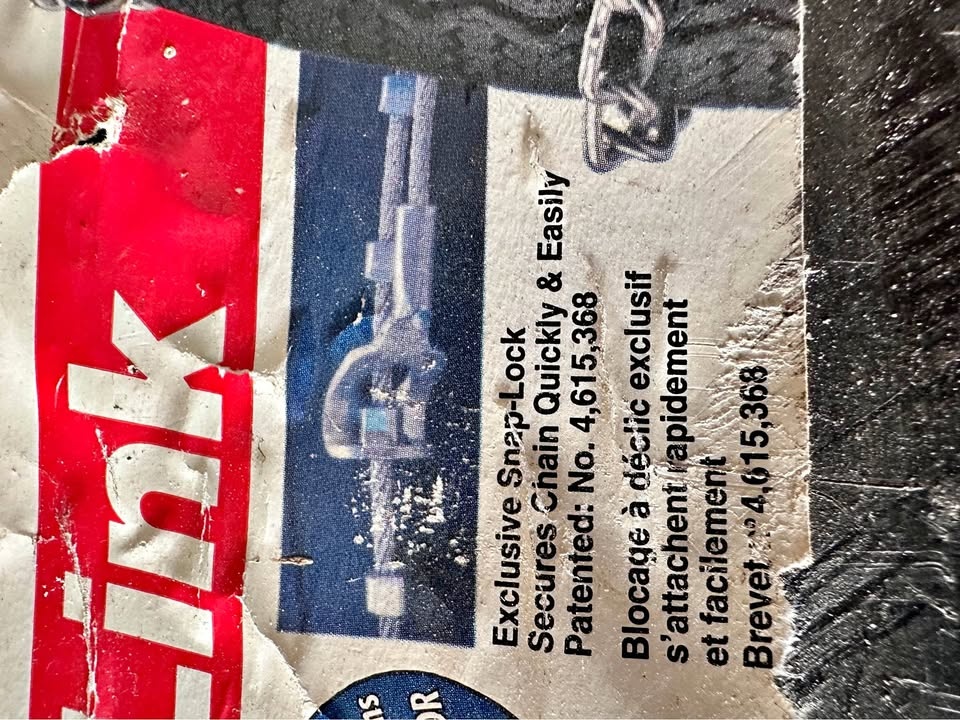 Car Chains Never Used