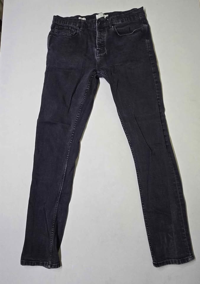 Mens Topman Stretch Black Skinny Jeans - photo 2