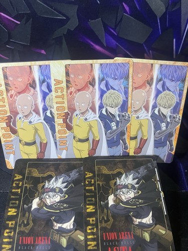 Union Arena Action Point Lot - Saitama Combo - All Mint Deal - photo 2