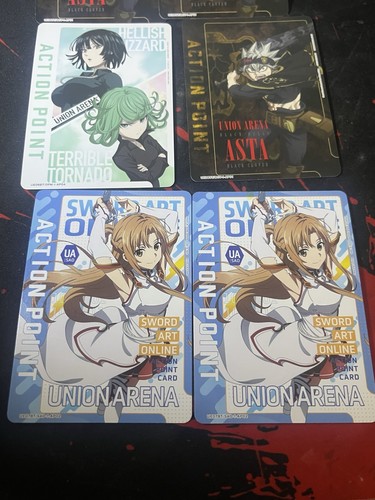 Union Arena Action Point Lot - Saitama Combo - All Mint Deal - photo 4