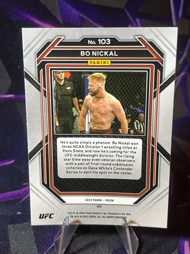 2022 Panini Select UFC Silver Disco Prizm Rafael Fiziev RC #41 & - photo 5