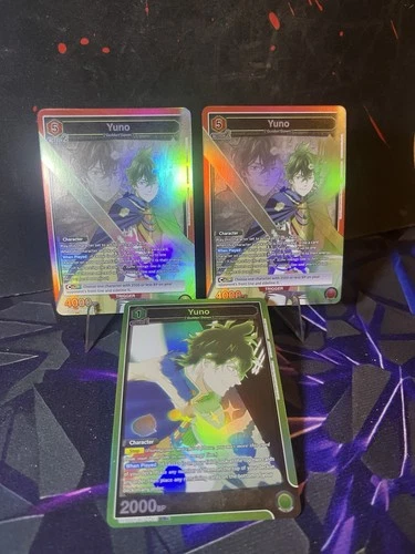 Yuno BCV-1-108 Super Rare SR Holofoil x2 Playset + Bonus Rare St