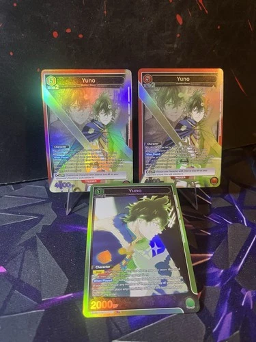Yuno BCV-1-108 Super Rare SR Holofoil x2 Playset + Bonus Rare St - photo 2