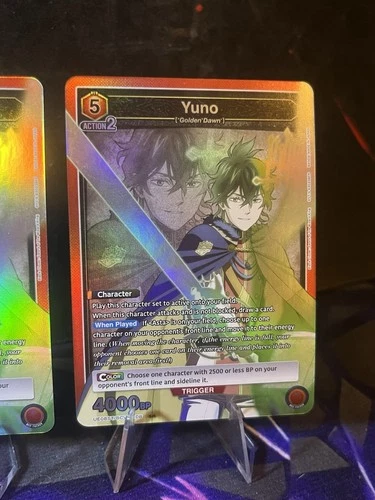Yuno BCV-1-108 Super Rare SR Holofoil x2 Playset + Bonus Rare St - photo 4