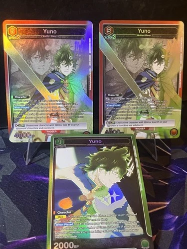 Yuno BCV-1-108 Super Rare SR Holofoil x2 Playset + Bonus Rare St - photo 5