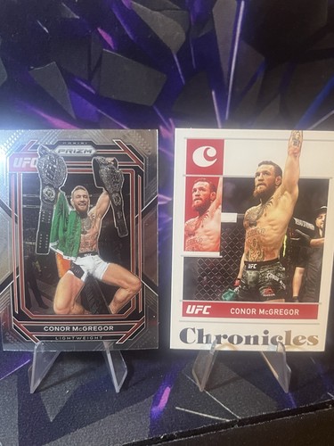 Conor McGregor 2023 Panini Prizm UFC #125 & Charles Oliveira Com - photo 2