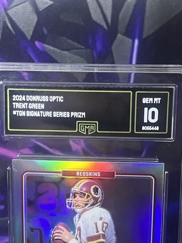 Gem Mint 10 - 2024 Donruss Optic Trent Green Signature Series Au - photo 3