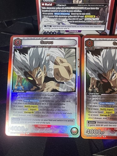 5 Lot - Garou SR (077) Union Arena One Punch Man English - photo 2