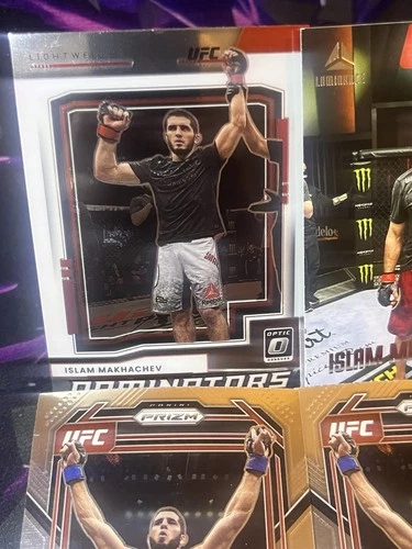Islam Makhachev UFC Card Lot - Luminance Insert & Dominators - photo 2