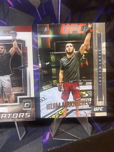 Islam Makhachev UFC Card Lot - Luminance Insert & Dominators - photo 4