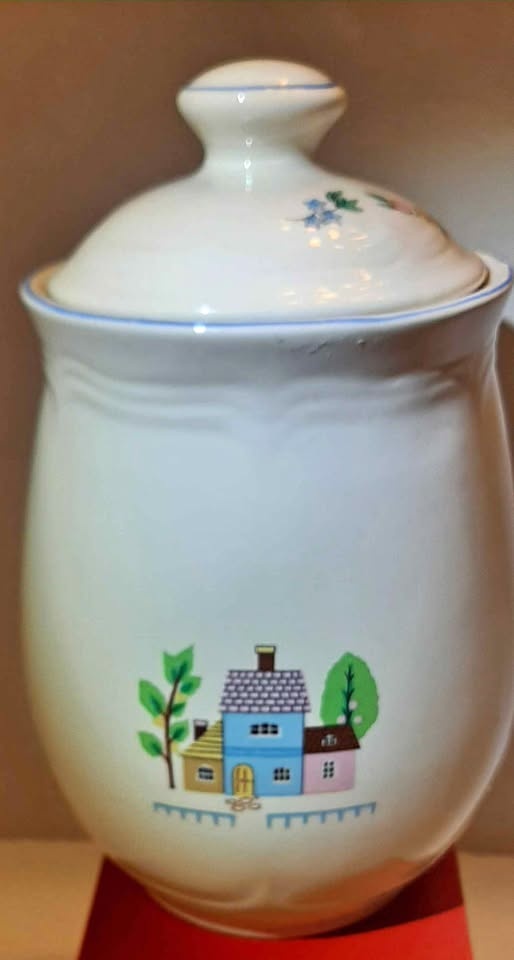 Vintage Ceramic Storage Canister - Heartland by International Ch
