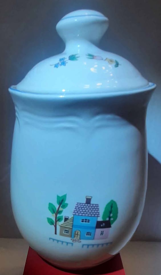 Vintage Ceramic Storage Canister - Heartland by International Ch - photo 2