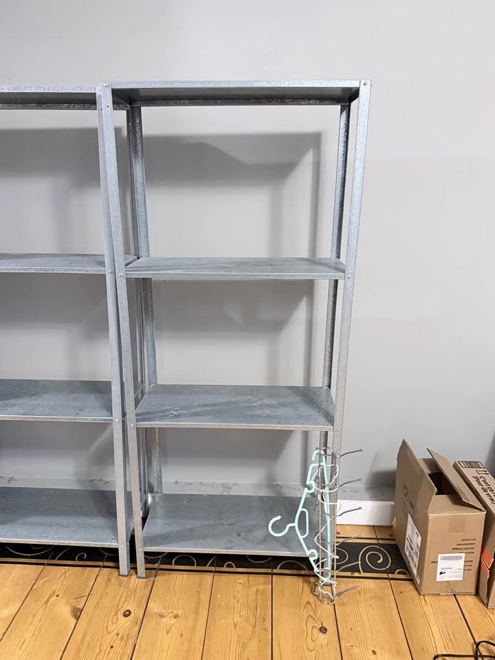 Galvanized Metal Shelving Units