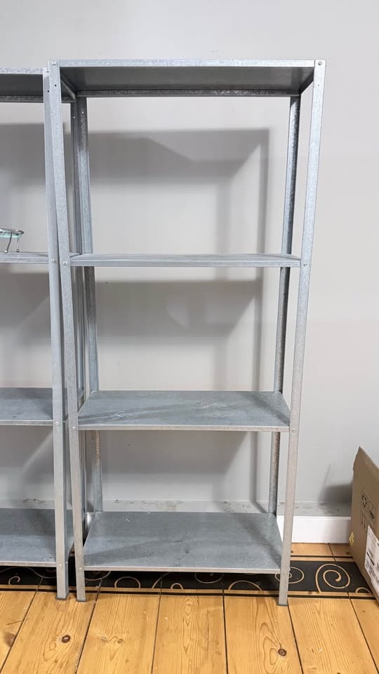 Galvanized Metal Shelving Units - photo 3