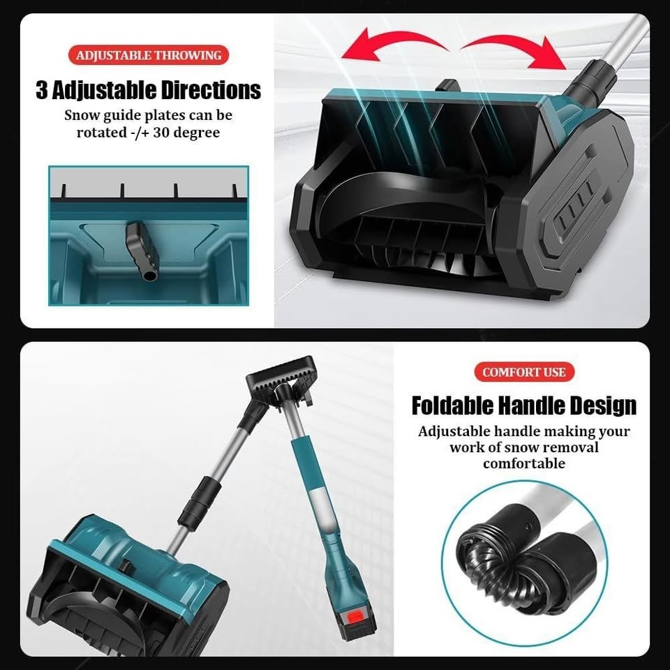 NEW Cordless Electric Snow Shovel - Makita 18V Compatible - photo 3
