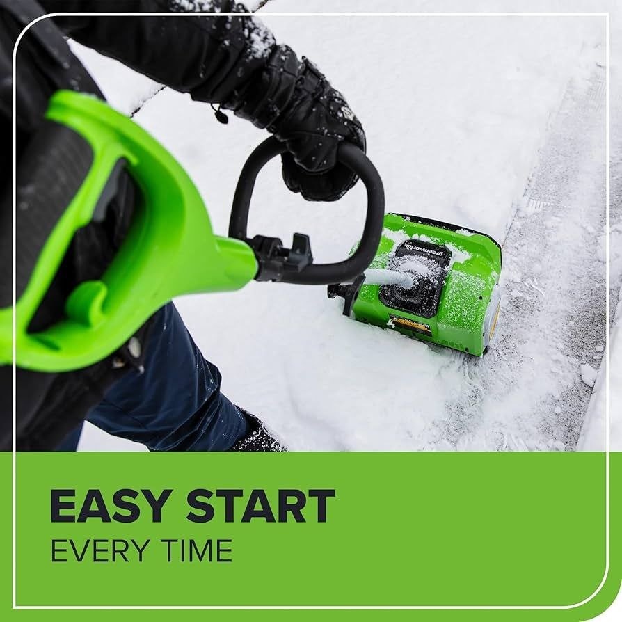 NEW Greenworks 8-Amp Corded Electric Snow Thrower - photo 5