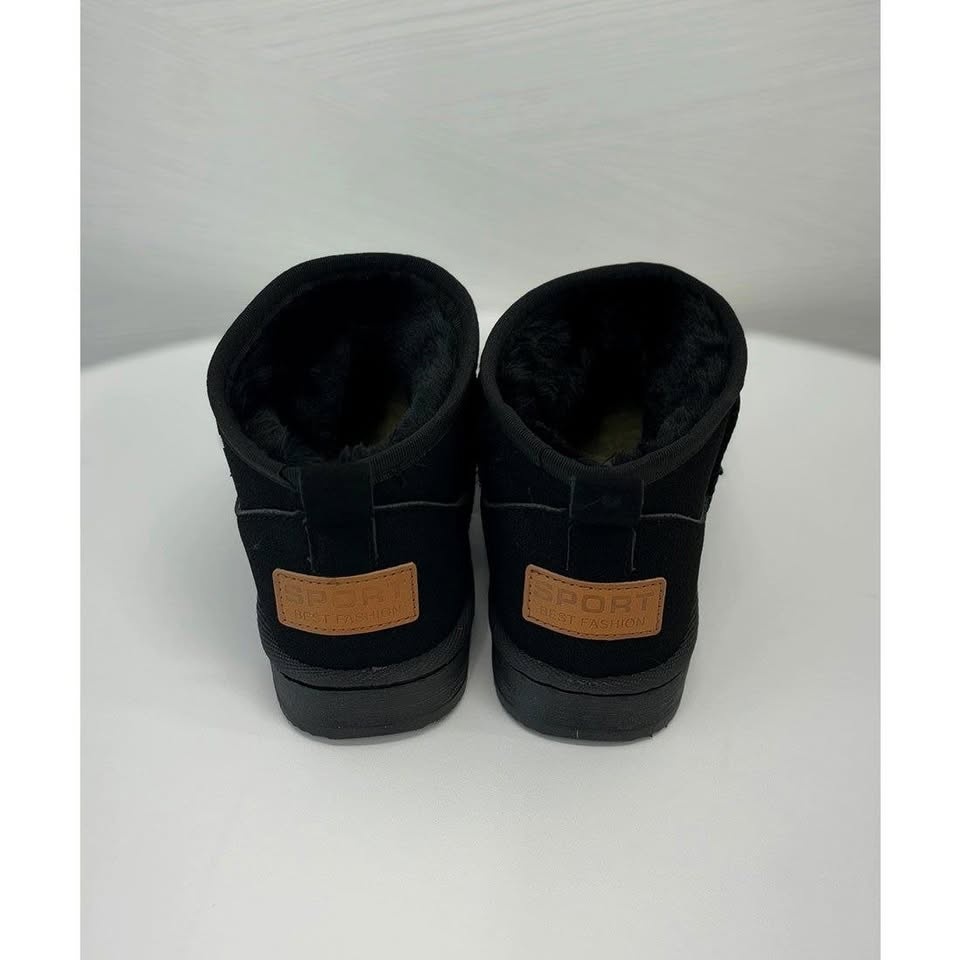 NEW Women's Warm Faux Fur Lined Waterproof Mini Boots - Size 5-6 - photo 4