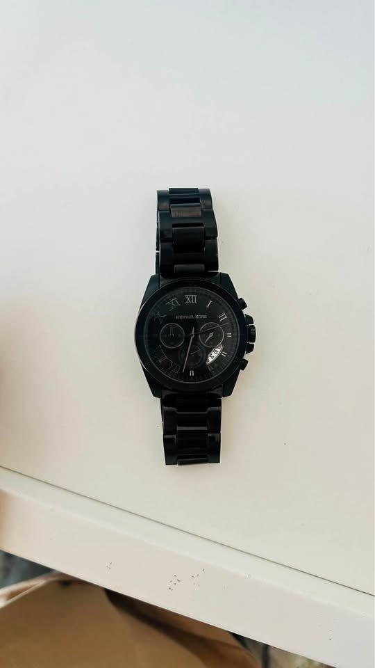 Michael Kors Brecken Black Ion-Plated Chronograph - MK8482