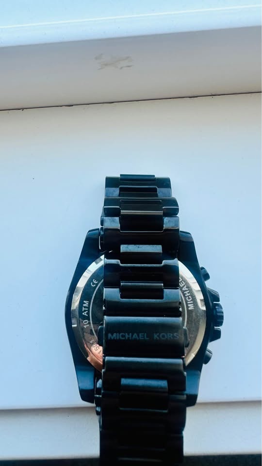Michael Kors Brecken Black Ion-Plated Chronograph - MK8482 - photo 3