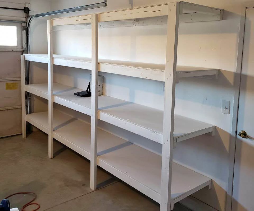 Custom Garage Shelves Built & Installed