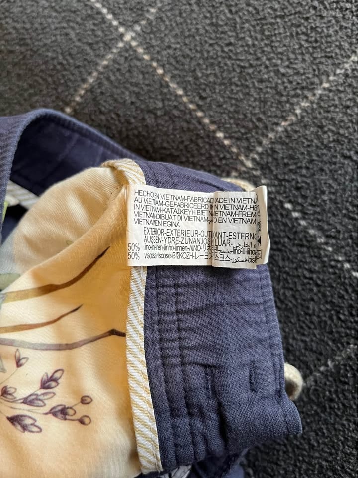 ZARA Navy Linen Blend Shorts & UNIQLO x JW Anderson - photo 3