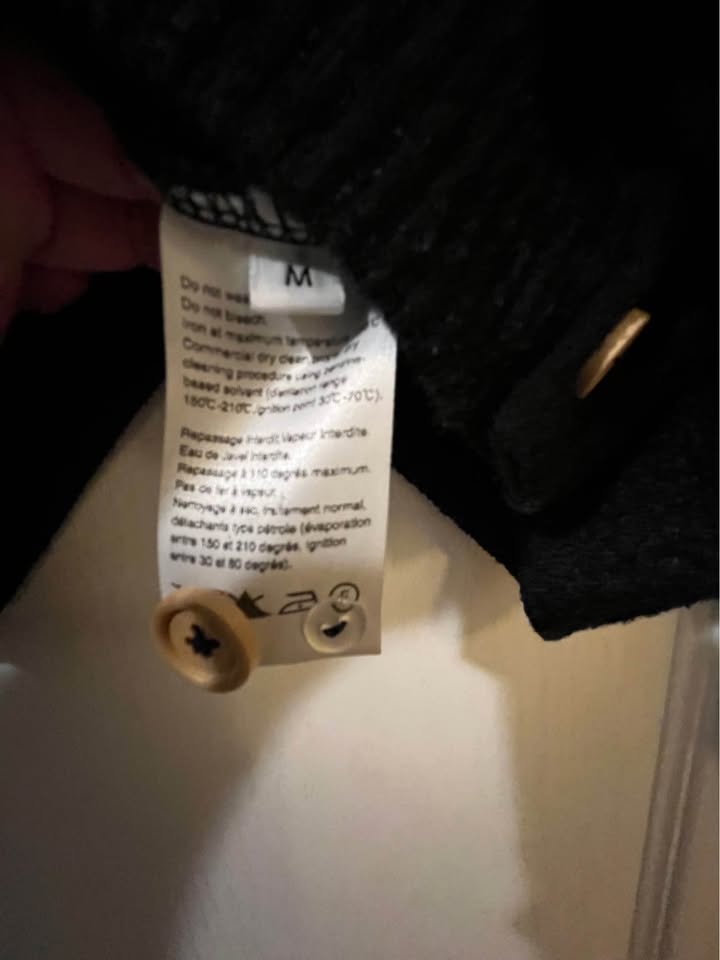 JUNRED Black Cardigan M - photo 4