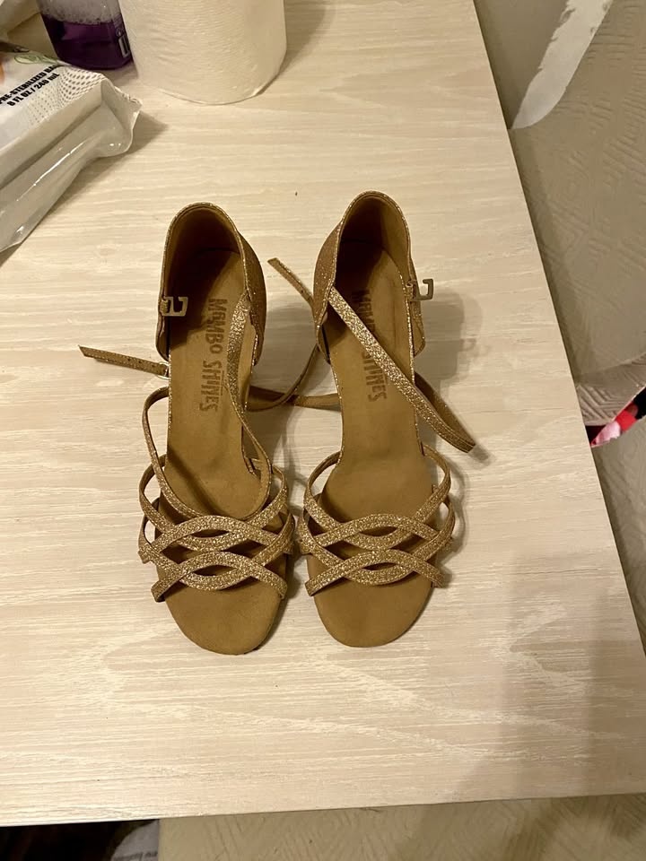 Share Mambo Shines Ballroom Shoes Size 7