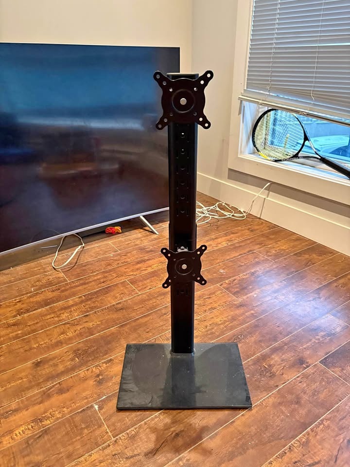 Vertical Dual Monitor Stand