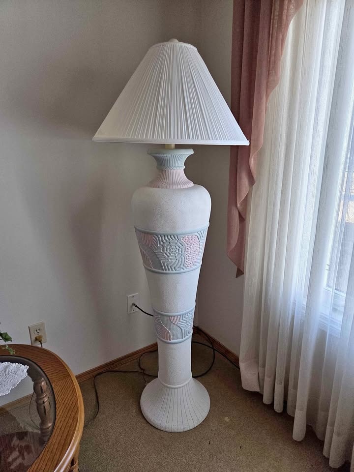 Matching Vintage Ceramic Lamp Set