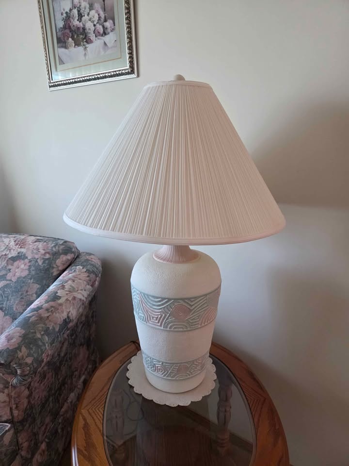Matching Vintage Ceramic Lamp Set - photo 2