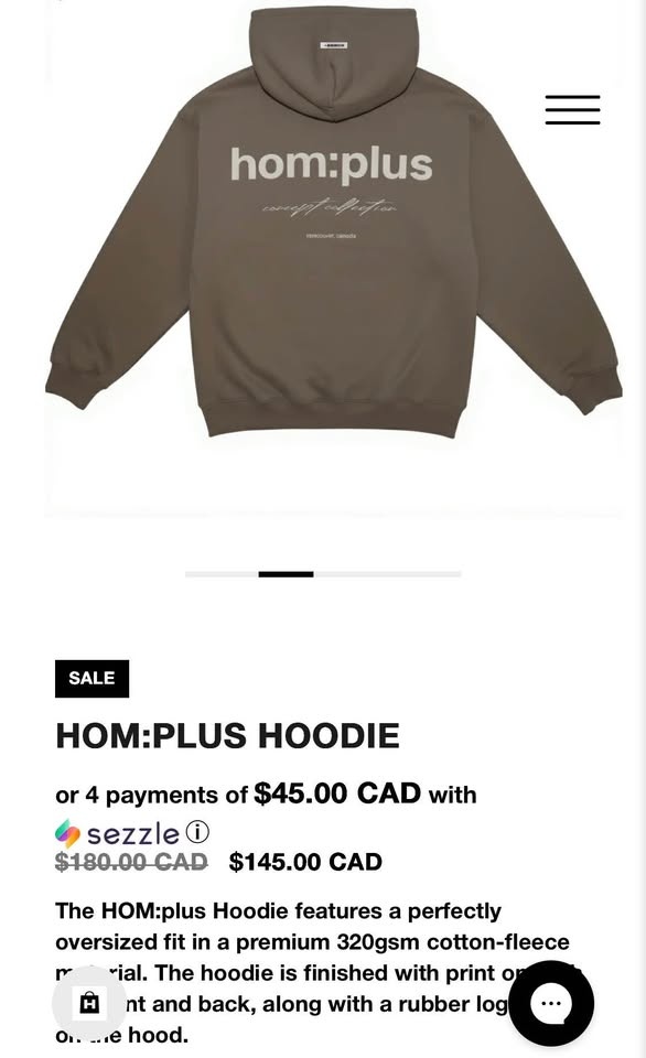 homme+ hoodie dark brown - photo 4