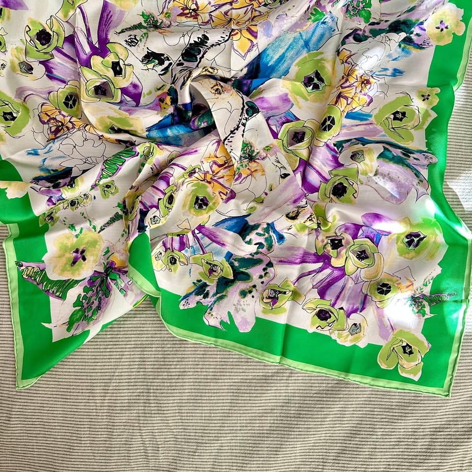 Brand New Square Silk Scarf
