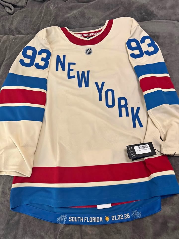 2026 Winter Classic Mika Zibanejad Jersey - Fanatics Premium - S