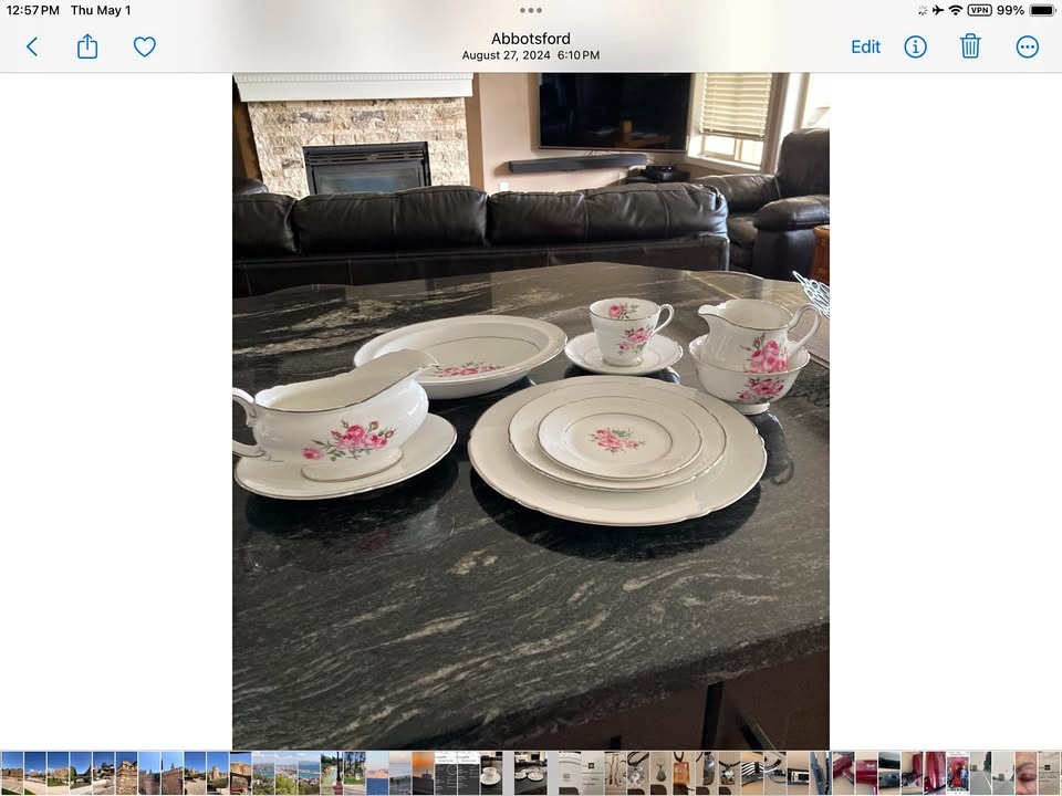 Margaret Rose Fine Bone China by Shelly