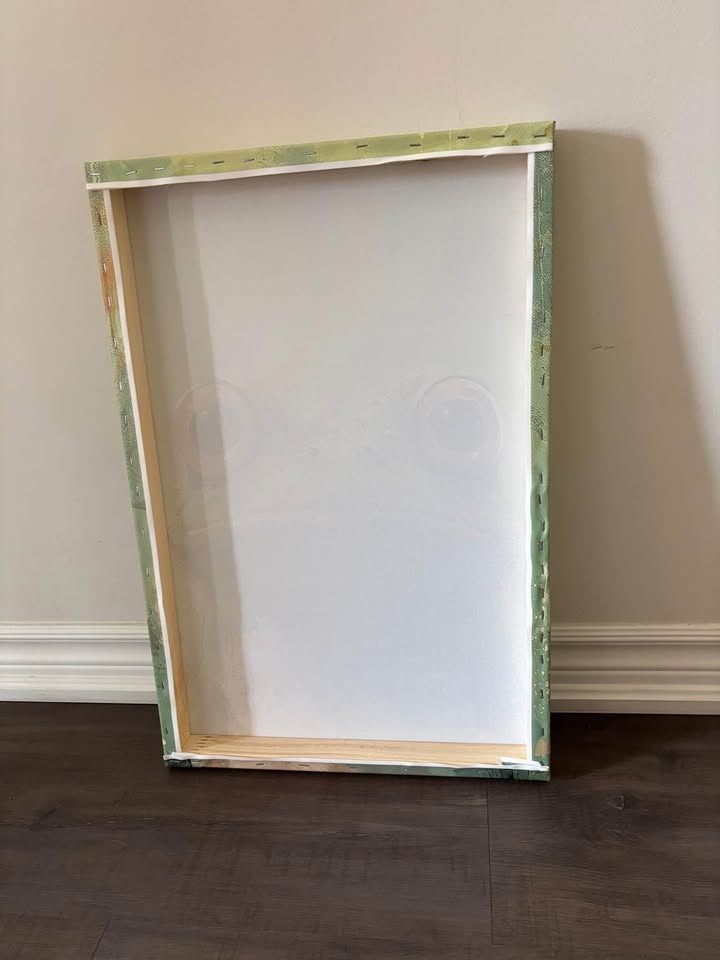 Awesome Green Frog Canvas - Ready To Hang Wall Art - photo 4